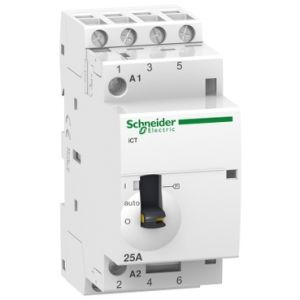 Schneider Electric A9C21834 – Acti9 iCT Contactor 25A | 4NO | 230-240 V AC | DIN-rail