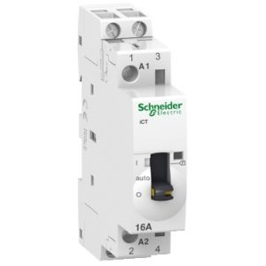 Schneider Electric A9C23712 – Acti9 iCT Contactor 16A | 2NO | 230-240V AC | DIN-rail