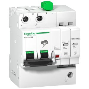 Schneider Electric - Overspanningsbeveiliging - type 2- of type 3 - 1P+N - 2kA - Met patroon - A9L16298