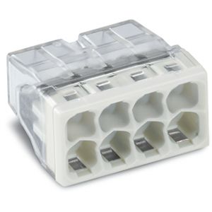 WAGO 2273-208 LASKLEM 8V 0.5-2.5 GRIJS 50 stuks