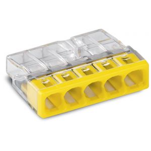 WAGO 2273-205 LASKLEM 5V 0.5-2.5 GEEL 100 stuks
