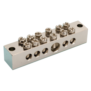 JMV 200048 - Potentiaalvereffeningsrail, 1x 25mm² + 5x 6mm² - 9200048