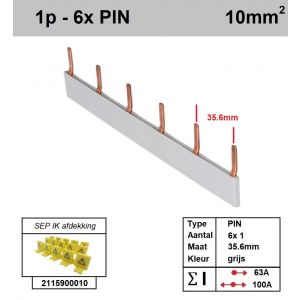 SEP P01106G00 Kam 1f PIN 6p 35,6mm