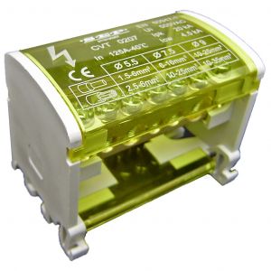 SEP Europe CVT207 - tweepolige klemmenblok t/m 125A met 7 aansluitingen