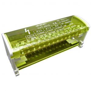 SEP Europe CVT215 - tweepolige klemmenblok t/m 125A met 15 aansluitingen