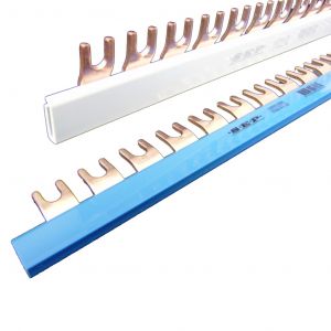 SEP 16F001B06 Kam 1 fase, 16mm2, 54 FORK, M6, 17.8mm, blauw