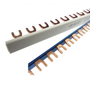 SEP 16F001B96 Kam 1 fase, 16mm2, 54 FORK, M6, 17.8mm, blauw, 90degr.