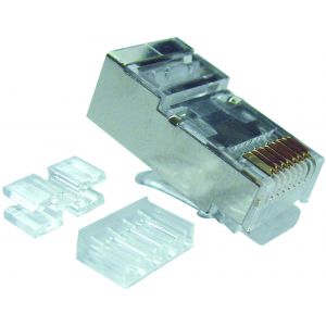 KLEMKO RJ45ROMAC6A | RJ45 connector CAT6A afgeschermd massief/rond | 183269
