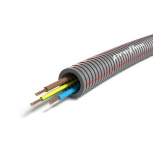 Preflex flexbuis 16mm / VD draad 3x2,5mm² / bruin, blauw, geel/groen / 100 meter