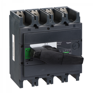 Schneider Electric Compact INS400A lastscheider | 400A, 4-polig met zwarte draaigreep | 31111
