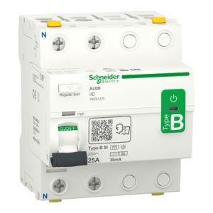 Schneider Acti9 aardlekschakelaar | 25A, 30mA, Type B-SI, 2-polig | A9Z61225
