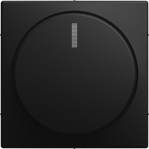 Busch-Jaeger | Dimmerknop draai/druk | Busch Balance SI Mat Zwart | 2115-915
