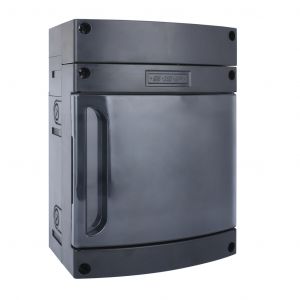 SEP DB-Livion groepenkast 1x12 modulen met verhoogde buisinvoer 302x220x143,5mm (HxBxD) - DB-112E