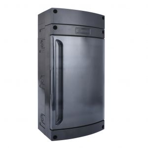 SEP DB-Livion groepenkast 2x12 modulen met verhoogde buisinvoer 427x220x143,5mm (HxBxD) - DB-224E