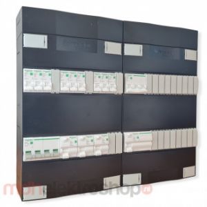 Groepenkast Schneider  9 x Lichtgroepen + 1 x Krachtgroep  3 Fase