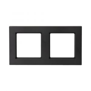 ION 2-voudig afdekraam V1 Mat Zwart 80.300.020