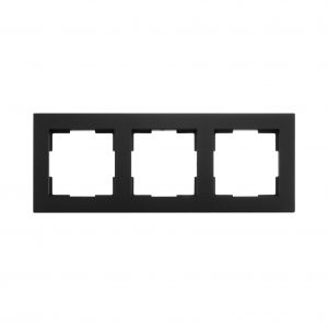 ION 3-voudig afdekraam V1 Mat Zwart 80.300.316