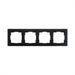 ION 4-voudig afdekraam V1 Mat Zwart 80.300.416