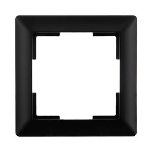 ION 1-voudig afdekraam J1 Mat Zwart 80.301.116
