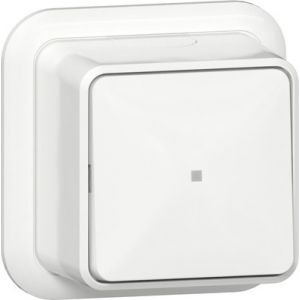 Gira wisselschakelaar controleverlichting opbouw wit / 311611