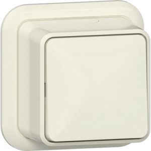 Gira schakelaar 2-polig opbouw crème / 310210