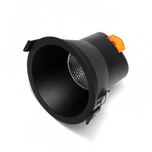 Spot | Black | Cut Out Ø90-95mm | 9W | 2700K | Dim.