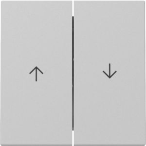 Gira schakelwip jaloezieschakelaar 2-voudig / Systeem 55 grijs mat / 3294015