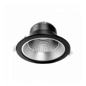 Reflector Downlight ECO  Zwart  Ø232mm  28W  Tri-White