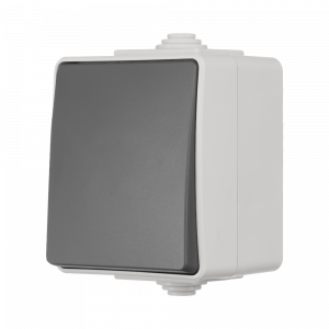 ION Industries opbouw wisselschakelaar grijs - 55.100.010