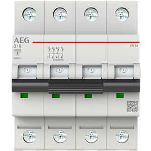 AEG krachtgroep | 16A, B-kar, 4-polig | 2CDS254088R0165