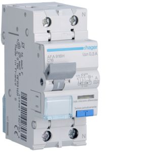 Hager aardlekautomaat / 1-polig + nul, 300mA, C16A / AFA916H