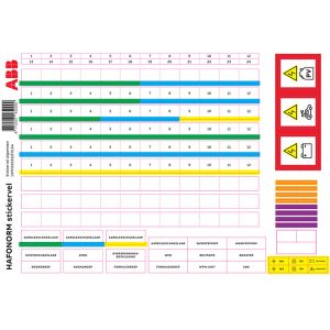 ABB HAF 1SPF000912F0154 STICKERVEL HAFONORM KASTEN