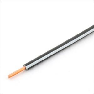 VD Eca -Donne- zwart+witte streep 1,5mm2 DoP: D585400465 100m