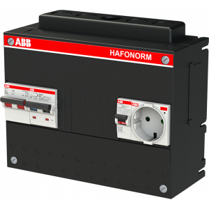 1-fase, 1 HS 40A 2P 1 PV RCBO B16 2P 300mA 1 RCBO B16 A 2P 30mA 1 WCD