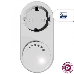 ECO-DIM.06 Z-Wave Led stekkerdimmer 0-100W fase afsnijding (RC)