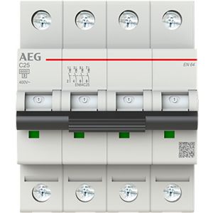 AEG krachtgroep | 25A, C-kar, 4-polig | 2CDS254088R0254