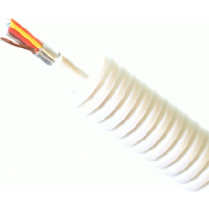 Preflex flexbuis 16mm / Alarmkabel wit 8x0.22mm² / 100 meter