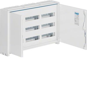 Hager veldverdeler met 108 modules, 3 kolommen van 3 rijen, 500x800mm (HxB), FWQ33P
