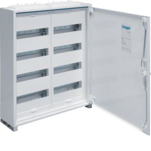 Hager veldverdeler met 96 modules, 2 kolommen van 4 rijen, 650x550mm (HxB), FWQ42P