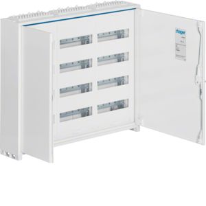 Hager veldverdeler met 144 modules, 3 kolommen van 4 rijen, 650x800mm (HxB), FWQ43P