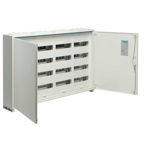Hager veldverdeler met 192 modules, 4 kolommen van 4 rijen, 650x1050mm (HxB), FWQ44P