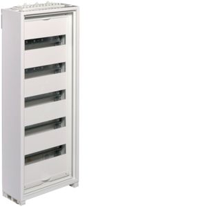 Hager veldverdeler met 60 modules, 1 kolom van 5 rijen, 800x300mm (HxB), FWQ51P1