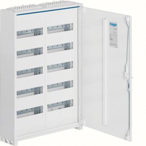 Hager veldverdeler met 120 modules, 2 kolommen van 5 rijen, 800x550mm (HxB), FWQ52P