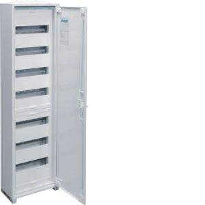 Hager veldverdeler met 84 modules, 1 kolom van 7 rijen, 1100x300mm (HxB), FWQ71P