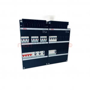 GE  AEG Groepenkast  9 x Lichtgroepen + 1 x Krachtgroep  3 Fase Fix-O-Rail