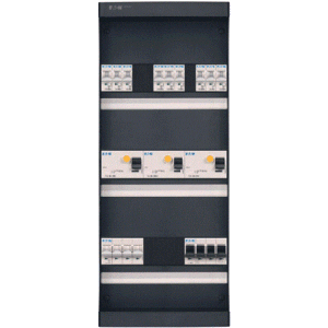 Groepenkast Eaton  10 Groepen 9 x Lichtgroepen 1 x Krachtgroep  3 Fase  I-93G34K0-HM104