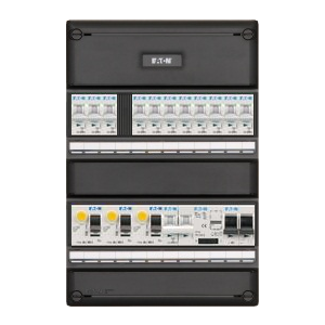 Groepenkast Eaton 12 Groepen 11 x Lichtgroepen + Fornuisgroep + Beltransformator 1 Fase I113G14FT-HS-64