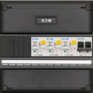 Groepenkast Eaton | 3 Groepen 3 x Lichtgroepen | 1 Fase | A-30G1400-HS-44 