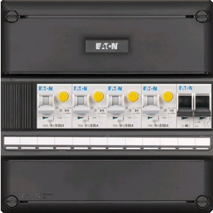 Groepenkast Eaton | 4 aardlekautomaten | 1 Fase | A-40G1400-HS-44