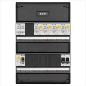 Groepenkast Eaton | 5 Groepen 4 x aardlekautomaten + 1 Fornuisgroep | 1 Fase | A-41G14F0-HS-64 